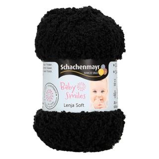 Priadza Baby Smiles LENJA SOFT - čierna 1099