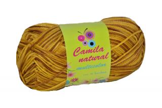 Priadza Camila Natural Multicolor - farba 9206