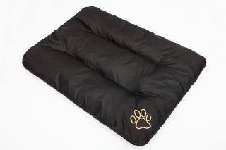 Matrac pre psa Economy - čierna  Čierna Veľkosť: R1 - 90 x 60 x 8 cm