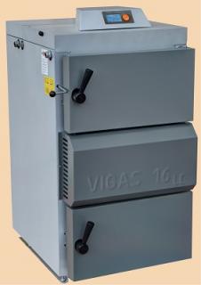 Drevosplyňujúci kotol VIGAS 16 AK4000 (Teplovodný kotol VIGAS 16 s reguláciou AK 4000)
