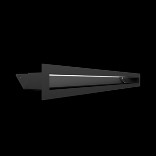 Mriežka LUFT 60×600 čierna 45S (Mriežka LUFT 60×600 čierna 45S)