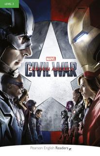 Pearson English Readers: Marvel's Captain America: Civil War (A2 - Level 3 - 1200 headwords)