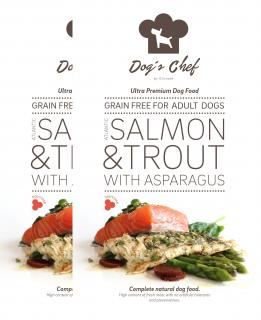 2x DOG’S CHEF Atlantic Salmon &amp; Trout with Asparagus 15 kg + DOPRAVA ZDARMA