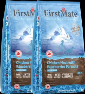 2x FirstMate Chicken With Blueberries 11,4 kg + DOPRAVA ZDARMA