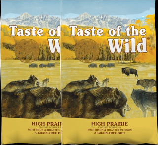 2x Taste of the Wild High praire 18 kg + DOPRAVA ZDARMA