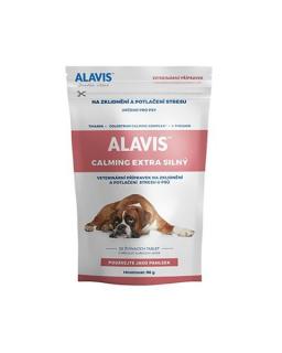 ALAVIS Calming Extra silný pre psov na potlačenie stresu a nervozity 96g 30 tbl.