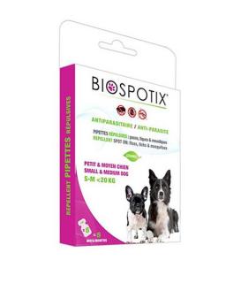 BIOGANCE Biospotix Dog spot-on S-M s repelentným účinkom 5 x 1 ml (do 20 kg)