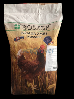 BOSKOP Kompletná kŕmna zmes pre úžitkové nosnice sypká 25 Kg