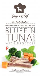 DOG’S CHEF Bluefin Tuna steak with Broccoli 15 kg + DOPRAVA ZDARMA