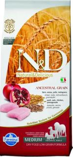 Farmina N&amp;D dog AG adult medium &amp; maxi chicken &amp; pomegran 12 kg
