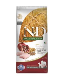 Farmina N&amp;D dog AG adult medium&amp;maxi light chicken&amp;pomegr 12 kg