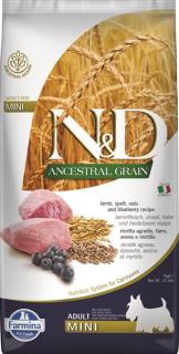 Farmina N&amp;D dog AG adult mini, lamb, spelt, oats &amp; blueberry 7 kg