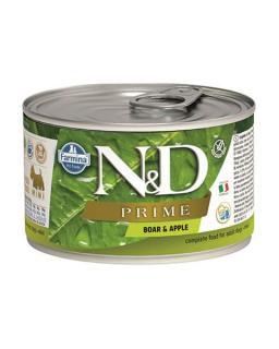 Farmina N&amp;D dog PRIME boar &amp; apple konzerva pre psy 140g