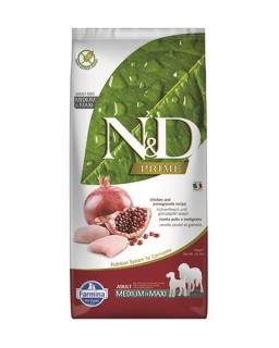 Farmina N&amp;D dog PRIME (GF) adult medium &amp; maxi, chicken &amp; pomegranate 12 kg