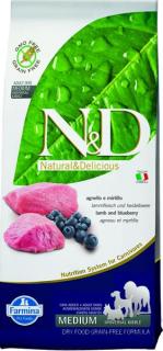 Farmina N&amp;D dog PRIME (GF) adult medium &amp; maxi, lamb &amp; blueberry 12 kg