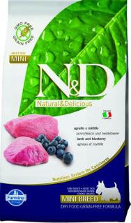Farmina N&amp;D dog PRIME (GF) adult mini, lamb &amp; blueberry 7 kg + DOPRAVA ZDARMA