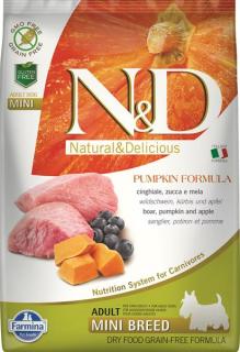 Farmina N&amp;D dog PUMPKIN (GF) adult mini, boar &amp; apple 7 kg