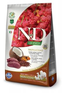 Farmina N&amp;D dog QUINOA adult all breed skin &amp; coat, veniso 7 kg + DOPRAVA ZDARMA