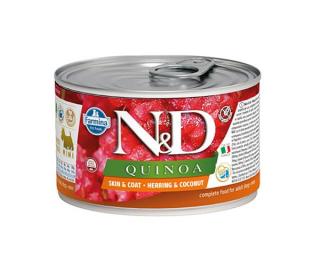 Farmina N&amp;D dog QUINOA herring &amp; coconut konzerva pre psy 140 g