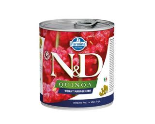 Farmina N&amp;D dog QUINOA weight management konzerva pre psy 285 g