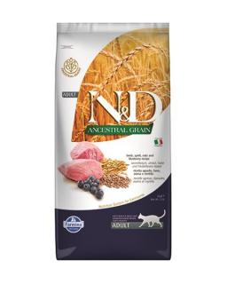 Farmina Namp;amp;D cat AG adult, lamb, spelt, oats &amp; blueberry 5 kg
