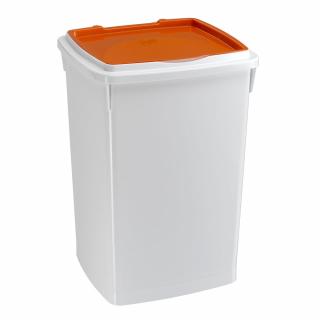 Ferplast nádoba na krmivo Feedy Large 39 L oranžové veko