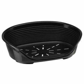 Ferplast Siesta Deluxe 4 plastové ležadlo čierne