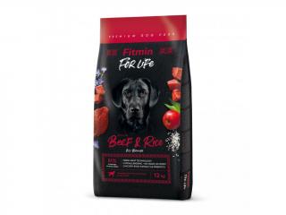 Fitmin For Life Beef &amp; Rice krmivo pre psy 12 kg