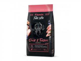 Fitmin For Life Duck &amp; Turkey krmivo pro psy 12 kg