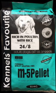 KENNELS FAVOURITE M-5 PELLET 15 Kg