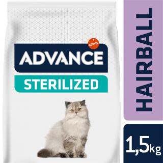 ADVANCE CAT Sterilized Hairball 1,5k g