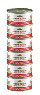 Almo Nature HFC Natural Light Meal Cat Megapack tuniak a krevety 4x 50 g