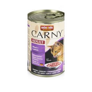 Animonda Carny konzerva pre mačky hovädzie + jahňa 400 g