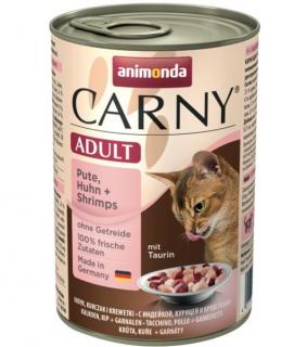 Animonda Carny konzerva pre mačky morka + krevety 400 g