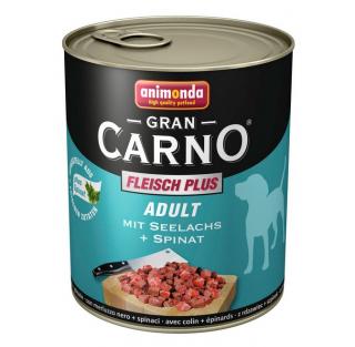 Animonda GranCarno Adult konzerva pre psov losos+špenát 400g