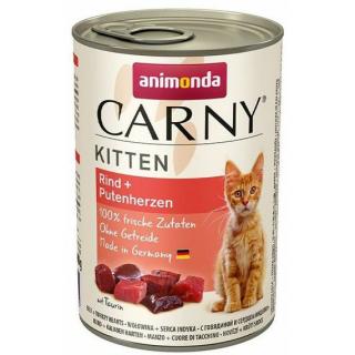 ANIMONDA konzerva CARNY Kitten - hovädzie, morčacie srdce 400 g