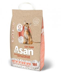 Asan Cat Pure eko-stelivo pre mačky a fretky 10 l (2,5 kg)