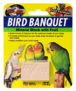 Bird Banquet minerálny blok s ovocím S
