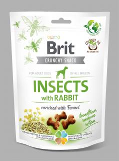 Brit Care Dog Crunchy Cracker s hmyzom, králíkom a fenyklom 200 g