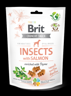 Brit Care Dog Crunchy Cracker s hmyzom, lososom a tymiánom 200 g