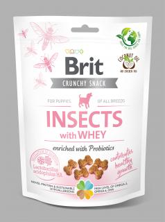 Brit Care Dog Crunchy Cracker s hmyzom, srvátkou a probiotikami 200 g