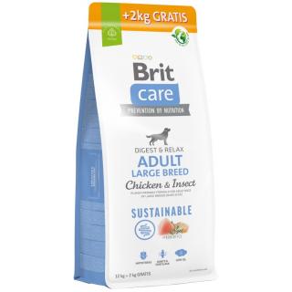 Brit Care Dog Sustainable Adult Large Breed, 12kg + 2kg