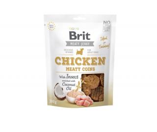 Brit Jerky Chicken with Insect Meaty Coins 200 g EXPIRÁCIA marec (19.03.2025)