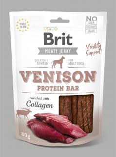 Brit Jerky Venison Protein Bar 80g