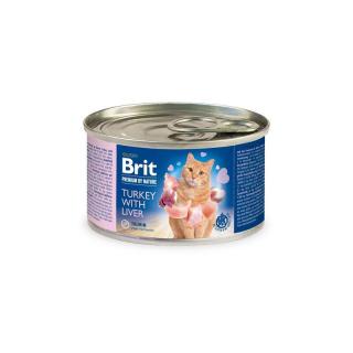 Brit Premium by Nature cat turkey with Liver 200 g