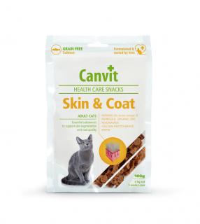Canvit Health Care Snack Skin & Coat pre mačky 100g