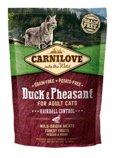 Carnilove Cat Grain Free Duck & Pheasant Adult Hairball Control 400 g