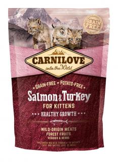 Carnilove Cat Grain Free Salmon&Turkey Kittens Healthy Growth 400 g