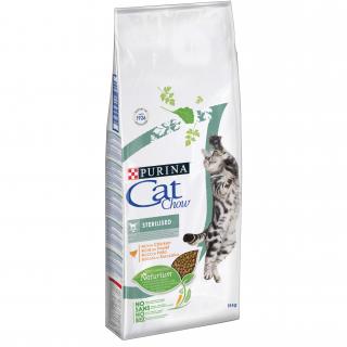 CAT CHOW Special Care Sterilized s vysokým podielom kuraťa 15 kg