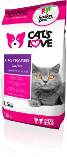 Cats love Castrated 1,5kg